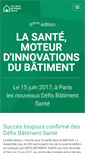 Mobile Screenshot of defisbatimentsante.fr